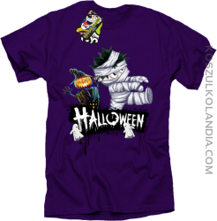 Halloween Kids Party Super Ghosts - koszulka męska fioletowa
