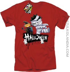 Halloween Kids Party Super Ghosts - koszulka męska czerwona