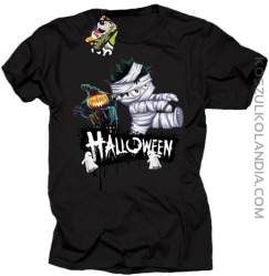 Halloween Kids Party Super Ghosts - koszulka męska czarna