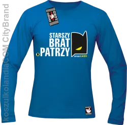 STARSZY BRAT PATRZY - Longsleeve męski niebieski