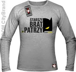 STARSZY BRAT PATRZY - Longsleeve męski melanż 