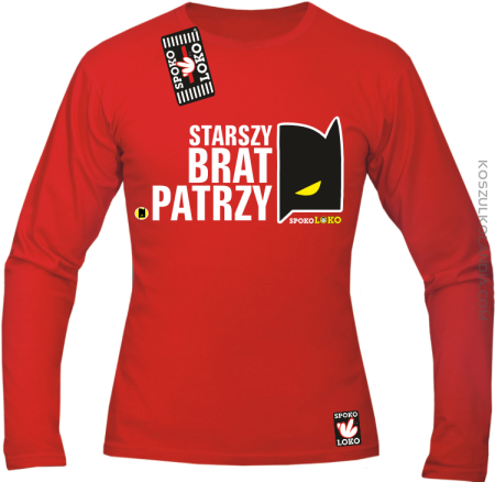 STARSZY BRAT PATRZY - Longsleeve męski 