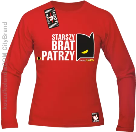 STARSZY BRAT PATRZY - Longsleeve męski 