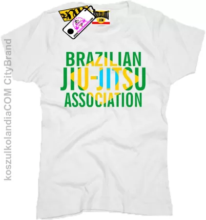 Brazilian Jiu-Jitsu Association - Koszulka Damska