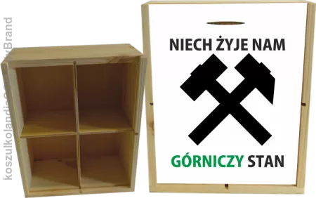 Niech żyje nam górniczy stan - Skrzyneczka ozdobna 