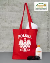 Polska - Torba EKO czerwona 