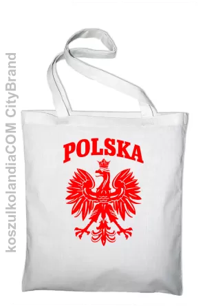 Polska - Torba EKO biała 