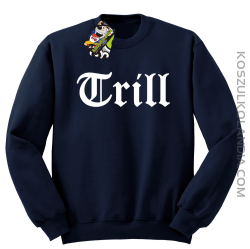 TRILL-bluza bez kaptura granatowa