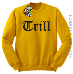 TRILL-bluza bez kaptura żółta
