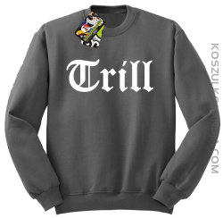 TRILL-bluza bez kaptura szara