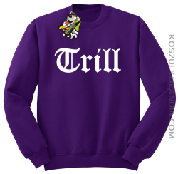 TRILL-bluza bez kaptura fioletowa