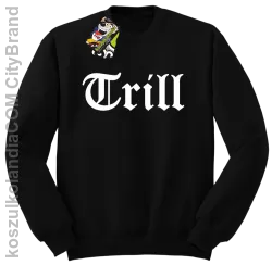 TRILL-bluza bez kaptura czarna