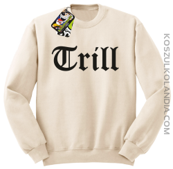 TRILL-bluza bez kaptura beżowa