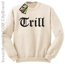 TRILL-bluza bez kaptura beżowa