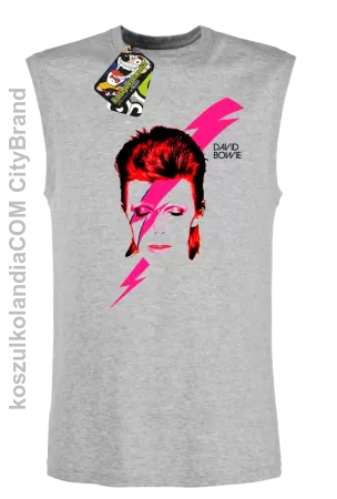 DAVID BOWIE thunder face - Bezrękawnik męski TANK TOP