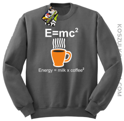 E = mc2 - Bluza STANDARD szary