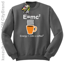 E = mc2 - Bluza STANDARD szary