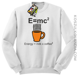 E = mc2 - Bluza STANDARD biały