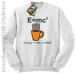 E = mc2 - Bluza STANDARD biały