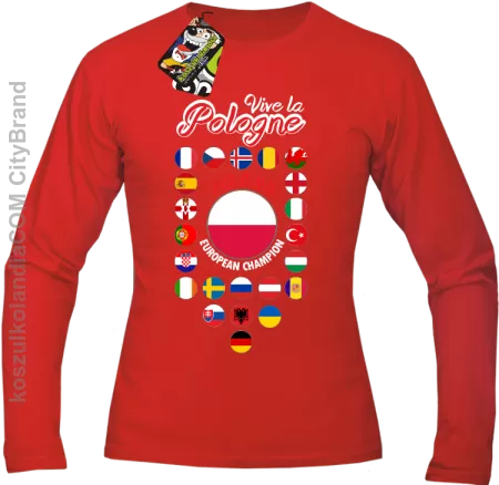 Vive la Pologne- Longsleeve męski