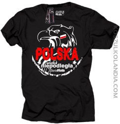 Polska Wielka Niepodległa - Koszulka męska czarna 