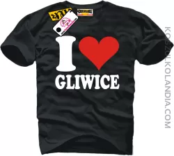 I LOVE GLIWICE - koszulka męska 1
