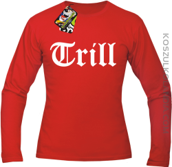 TRILL-Longsleeve męski czerwony