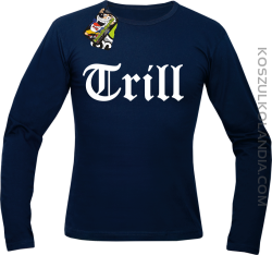 TRILL-Longsleeve męski granatowy