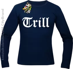 TRILL-Longsleeve męski granatowy