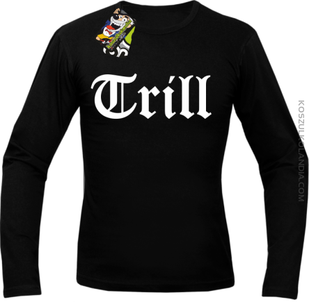 TRILL-Longsleeve męski czarny