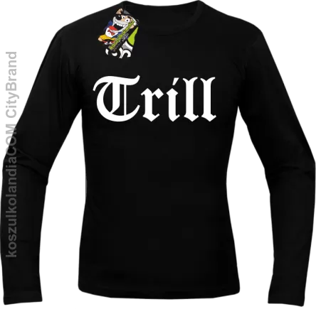 TRILL-Longsleeve męski czarny