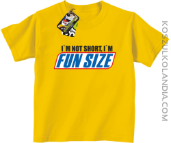 I`m not short i`m funsize - Koszulka dziecięca żółty