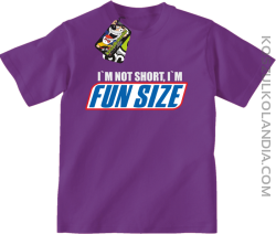 I`m not short i`m funsize - Koszulka dziecięca fiolet