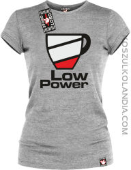 LOW POWER - koszulka damska melanż 