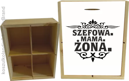 Szefowa Mama Żona - Skrzyneczka ozdobna 