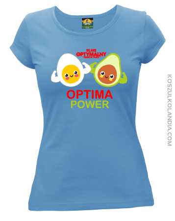 Optima Power Jajko i Avocado - koszulka damska 