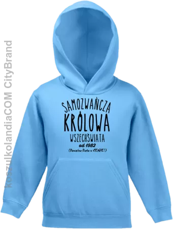 Samozwańcza Królowa wszechświata - Bluza dziecięca z kapturem 