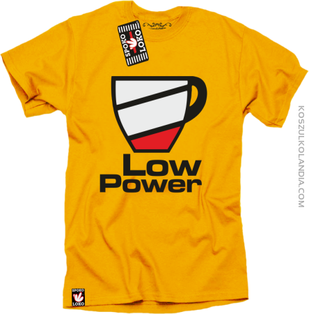 LOW POWER - koszulka męska 