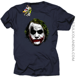 Joker Face Logical - koszulka męska granatowa