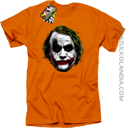 Joker Face Logical - koszulka męska pomarańczowa