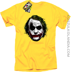 Joker Face Logical - koszulka męska żółta