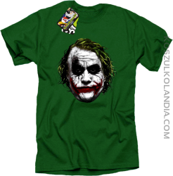 Joker Face Logical - koszulka męska zielona