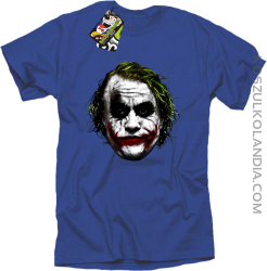Joker Face Logical - koszulka męska niebieska