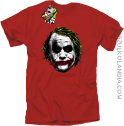 Joker Face Logical - koszulka męska czerwona