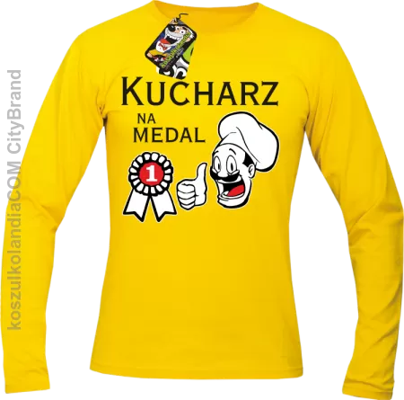 Kucharz na medal-Longsleeve męski