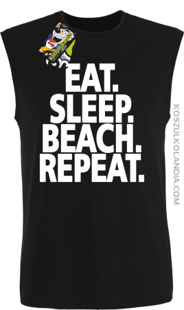 Eat Sleep Beach Repeat - Bezrękawnik męski