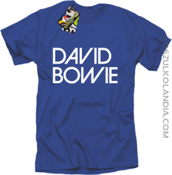 DAVID BOWIE - koszulka męska - Niebieski