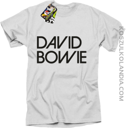 DAVID BOWIE - koszulka męska - Biały