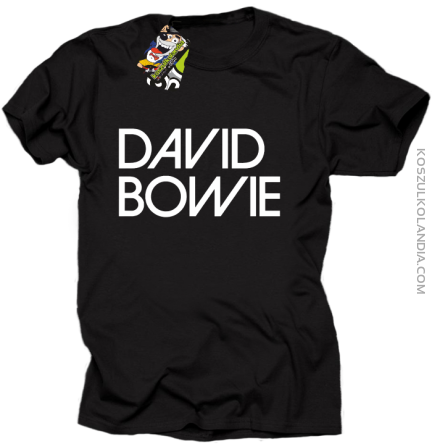 DAVID BOWIE - koszulka męska - Czarny