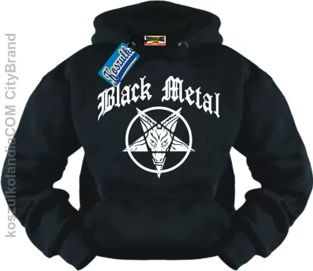 BLACK METAL - bluza z kapturem Nr KODIA00122bl